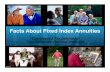 Facts About Fixed Index Annuities