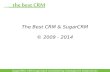 The Best CRM SugarCRM