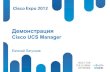 Система управления Cisco Unified Computing Systems Manager.