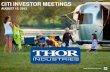 Thor Citi Investor Meetings
