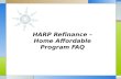 Harp refinance home affordable program faq