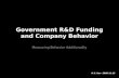 091112 Government R&D Funding And Company Behavior