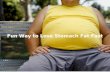 Lose Stomach Fat Fast
