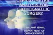 Soft tissue cephalometric analysis for orthognathic surgery