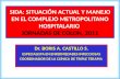 Sida: Manejo en el Complejo Metropolitano Hospitalario