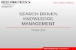 Search driven knowledge management