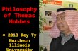 2013 rey ty philosophy of thomas hobbes