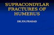 D) supracondylar fracture