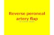 Reverse peroneal artery flap