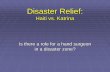 Dr Rozmaryns Disaster Relief Presentation