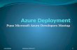 Azure deployment techniques By Arindam