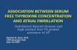 Association between serum free thyroxine concentration and ...