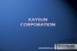 Kaysun overview