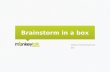 MonkeyTalk Spring2012 - Brainstorm in a box