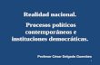CDG - Realidad peruana, procesos políticos, y crisis de representación