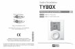 Guide d'installation thermostat Tybox 710