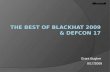 DC206 Best of BlackHat and DefCon 2009