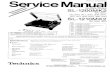 Technics SL1200 SL1210 Mk2 Service Manual Supplement