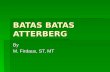 BATAS BATAS ATTERBERG