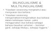 Bilingualisme & Multilingualisme