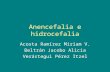 Anencefalia e hidrocefalia