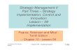 Strategic Management II - Lesson 09 - updated 29.06