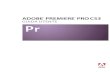 Manuale Adobe Premiere Pro CS3 ITA