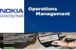 Operation Management Nokia
