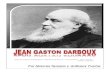 Trabajo Matemático Jean Gaston Darboux - Matemáticos del sigo XX