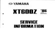 XT600Z 1VJ 86-87 Service Information