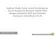 Aplikasi Media Sosial untuk Pembelajaran secara Kolaborasi Berbasis Mobile Web dengan Arsitektur REST dan Protokol keamanan Autentikasi OAuth