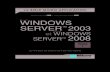 Windows Server 2003 Et Windows Server 2008 Tome 1