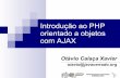 Introdução ao PHP Orientado a Objetos com Ajax