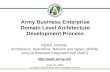 Army Business Enterprise Domain Level Architecture ...