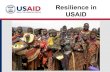 Institutionalizing resilience in USAID