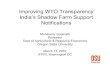 Improving WTO Transparency: India's Shadow Farm Support Notifications
