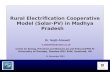 Rural Electrification Cooperative Model (Solar-PV) In Madhya Pradesh