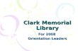 Clark Memorial Library Slideshow