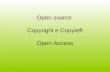 Open source copyright e copyleft