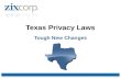 Texas Privacy Laws - Tough New Changes