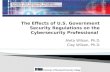 Clearance barriers to Cyber Security Profession