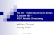 Applications (Part 3) - Peer-to-Peer Media Streaming (PPT)