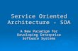 Service Oriented Architecture - SOA A New Paradigm for Developing ...