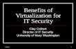 Benefits of Virtualization for IT Security