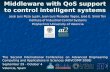 Middleware with QoS support to control intelligent systems