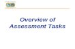 Overview of Assessment Tasks Pre-assessment