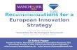 Recommendations for a European Innovation Strategy