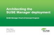 Architecting the SUSE Manager deployment