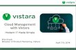 Cloud Management With Vistara