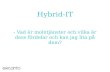 Hybrid-IT 120315 - Molntjänster